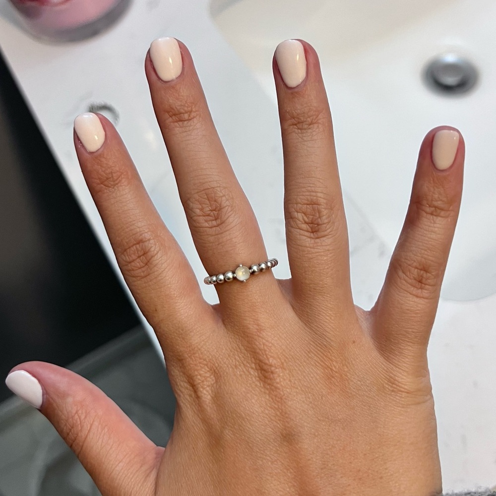 Pandora April Birthstone ring